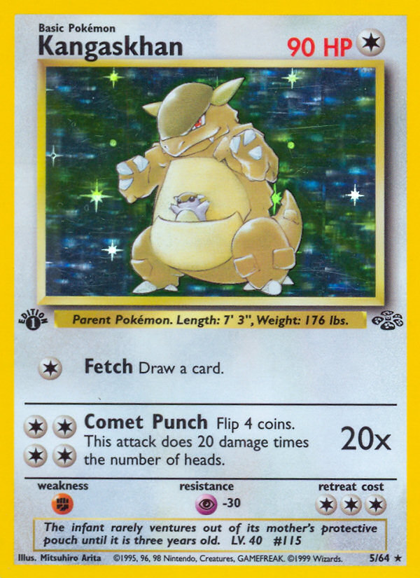 Kangaskhan (5/64) [Jungle 1st Edition] - Comfy Hobbies