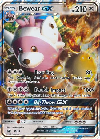 Bewear GX (SM34) (Jumbo Card) [Sun & Moon: Black Star Promos] - Comfy Hobbies