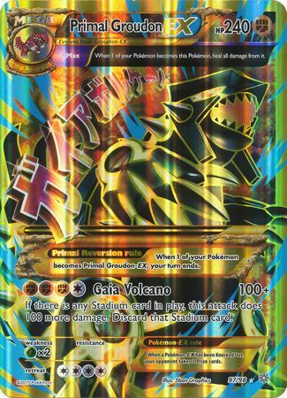 Primal Groudon EX (97/98) (Jumbo Card) [XY: Ancient Origins] - Comfy Hobbies