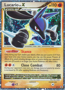 Lucario LV.X (DP12) [Diamond & Pearl: Black Star Promos] - Comfy Hobbies