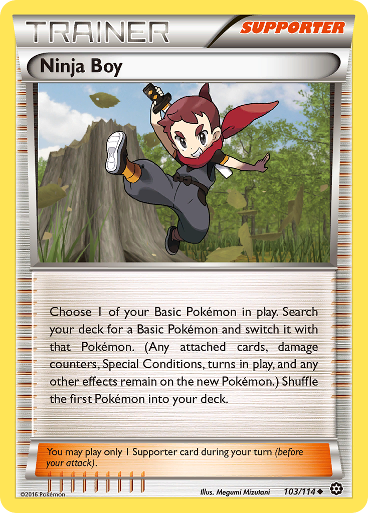 Ninja Boy (103/114) [XY: Steam Siege] - Comfy Hobbies