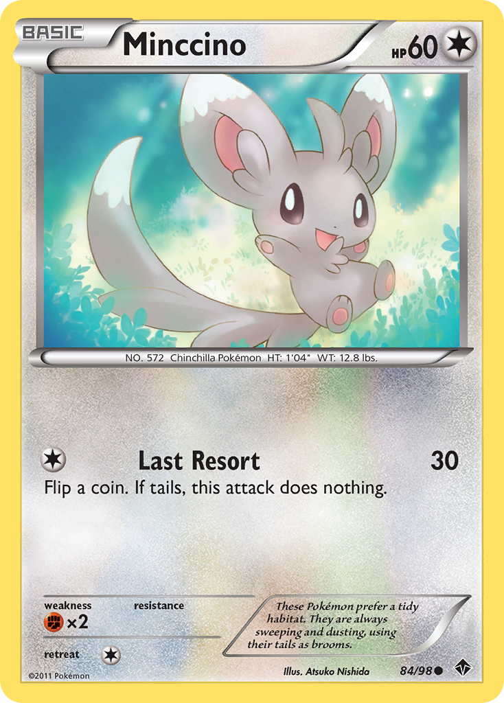 Minccino (84/98) [Black & White: Emerging Powers] - Comfy Hobbies