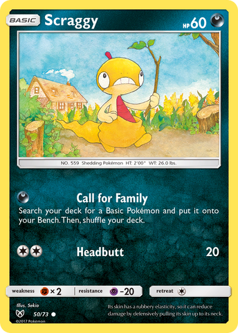 Scraggy (50/73) [Sun & Moon: Shining Legends] - Comfy Hobbies