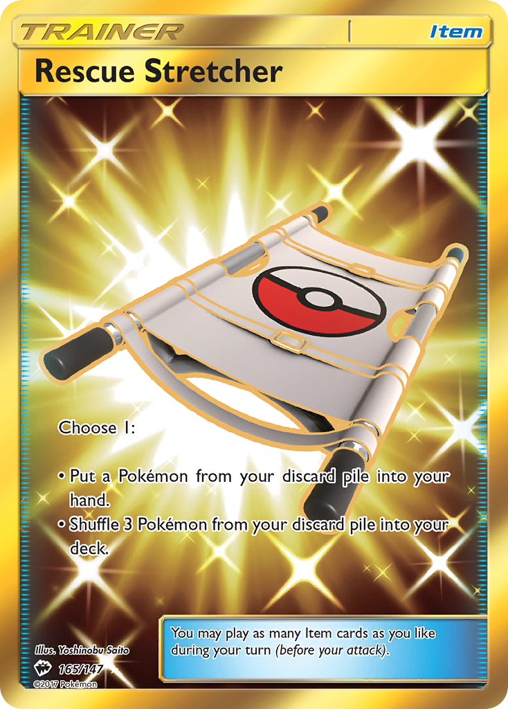 Rescue Stretcher (165/147) [Sun & Moon: Burning Shadows] - Comfy Hobbies