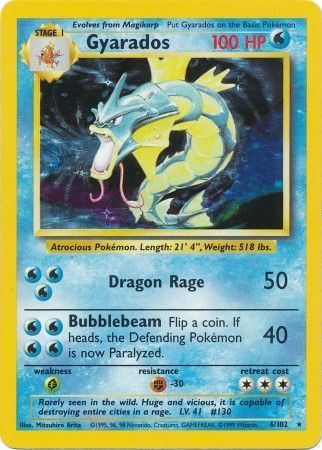 Gyarados (6/102) [Base Set Unlimited] - Comfy Hobbies