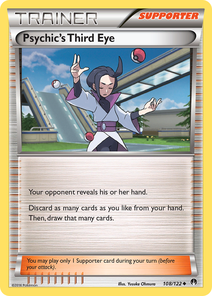 Psychic's Third Eye (108/122) [XY: BREAKpoint] - Comfy Hobbies