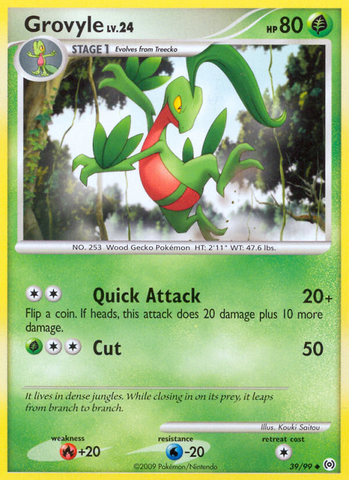 Grovyle (39/99) [Platinum: Arceus] - Comfy Hobbies