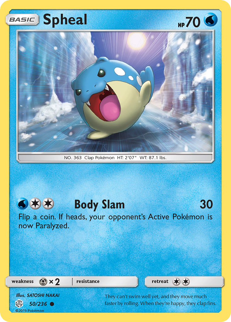 Spheal (50/236) [Sun & Moon: Cosmic Eclipse] - Comfy Hobbies
