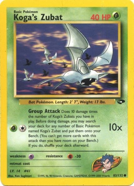 Koga's Zubat (83/132) [Gym Challenge Unlimited] - Comfy Hobbies