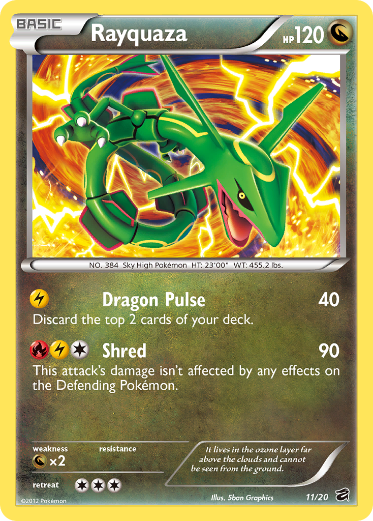 Rayquaza (11/20) [Black & White: Dragon Vault] - Comfy Hobbies