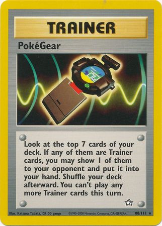 PokeGear (88/111) [Neo Genesis Unlimited] - Comfy Hobbies