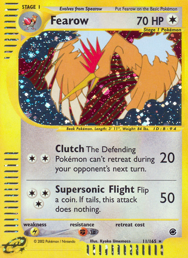 Fearow (11/165) [Expedition: Base Set] - Comfy Hobbies