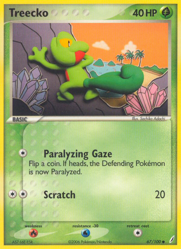 Treecko (67/100) [EX: Crystal Guardians] - Comfy Hobbies