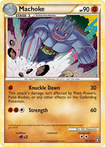 Machoke (40/102) [HeartGold & SoulSilver: Triumphant] - Comfy Hobbies