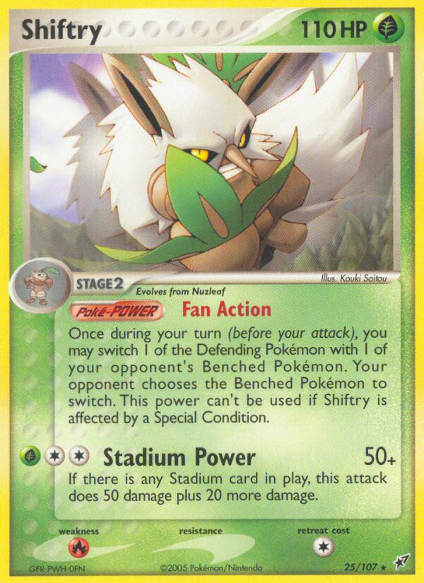 Shiftry (25/107) [EX: Deoxys] - Comfy Hobbies