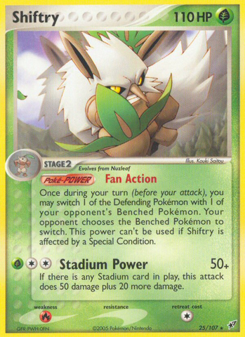 Shiftry (25/107) [EX: Deoxys] - Comfy Hobbies