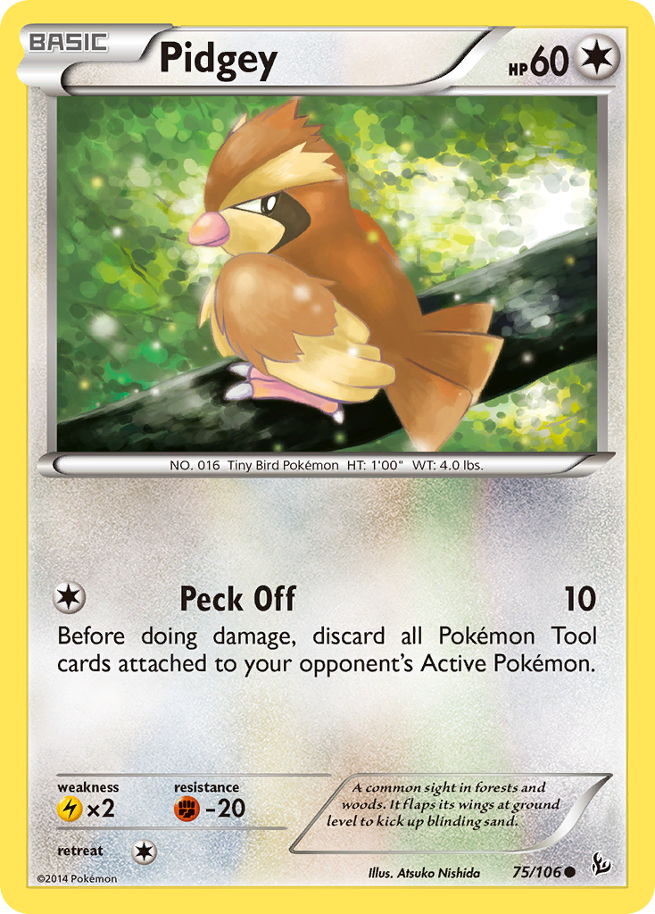 Pidgey (75/106) [XY: Flashfire] - Comfy Hobbies