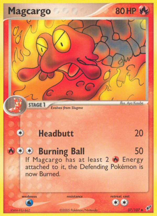 Magcargo (37/107) [EX: Deoxys] - Comfy Hobbies