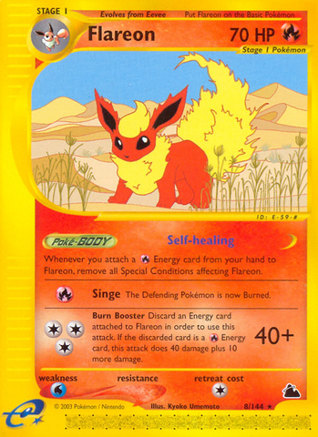 Flareon (8/144) [Skyridge] - Comfy Hobbies