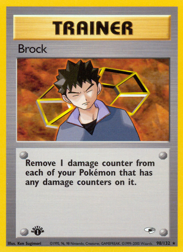 Brock (98/132) [Gym Heroes 1st Edition] - Comfy Hobbies