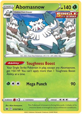 Abomasnow (010/198) [Sword & Shield: Chilling Reign] - Comfy Hobbies