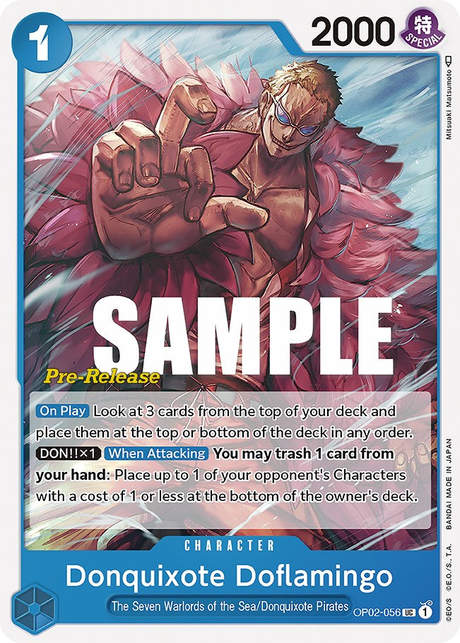 Donquixote Doflamingo [Paramount War Pre-Release Cards] - Comfy Hobbies