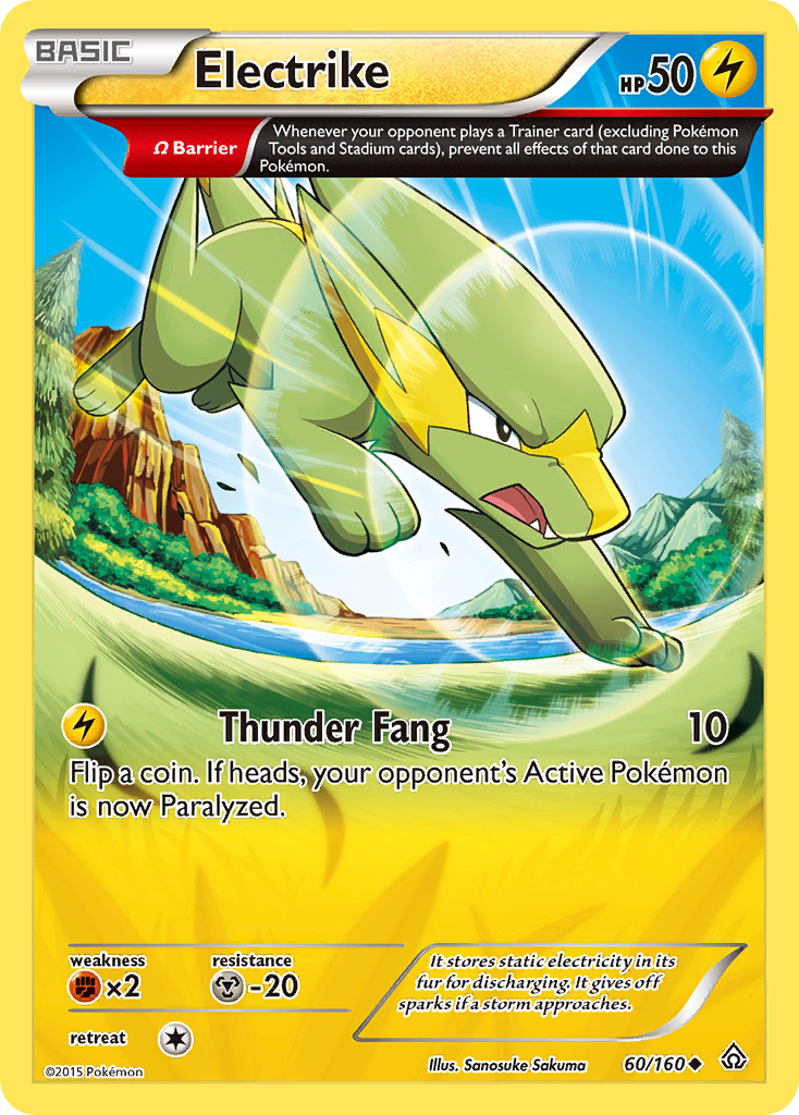 Electrike (60/160) [XY: Primal Clash] - Comfy Hobbies