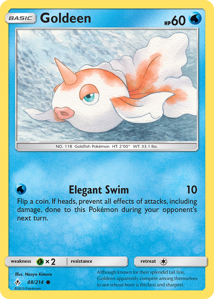 Goldeen (48/214) [Sun & Moon: Unbroken Bonds] - Comfy Hobbies