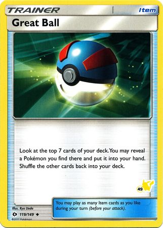 Great Ball (119/149) (Pikachu Stamp #49) [Battle Academy 2020] - Comfy Hobbies