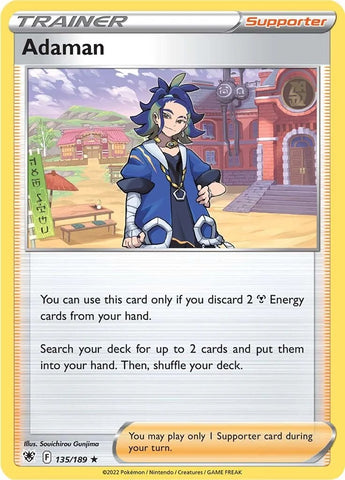 Adaman (135/189) (Theme Deck Exclusive) [Sword & Shield: Astral Radiance] - Comfy Hobbies