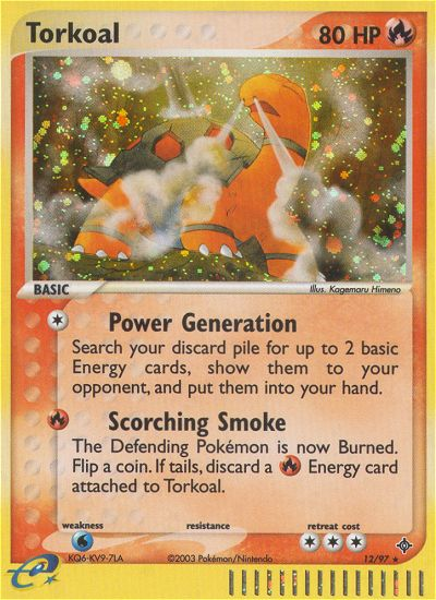 Torkoal (12/97) [EX: Dragon] - Comfy Hobbies