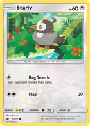 Starly (81/111) [Sun & Moon: Crimson Invasion] - Comfy Hobbies