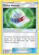 Choice Helmet (169/214) [Sun & Moon: Lost Thunder] - Comfy Hobbies