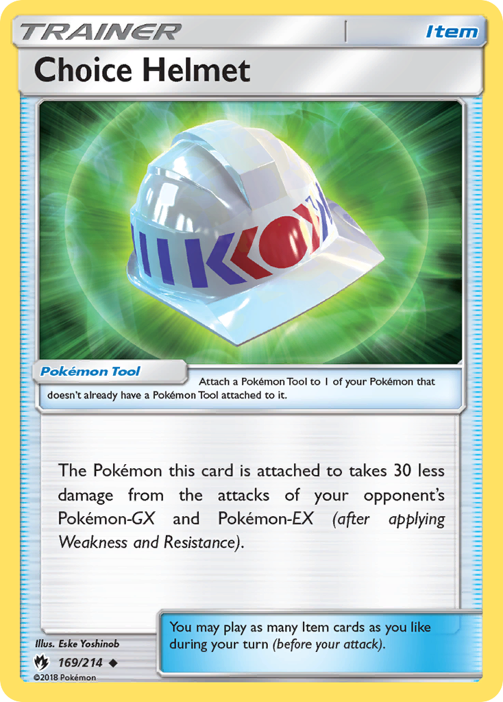 Choice Helmet (169/214) [Sun & Moon: Lost Thunder] - Comfy Hobbies