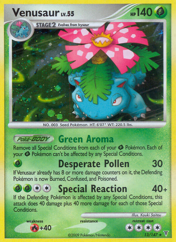 Venusaur (13/147) (Theme Deck Exclusive) [Platinum: Supreme Victors] - Comfy Hobbies