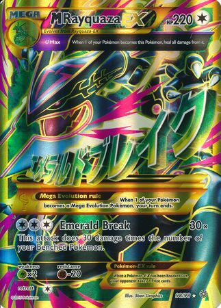 M Rayquaza EX (98/98) (Jumbo Card) [XY: Ancient Origins] - Comfy Hobbies