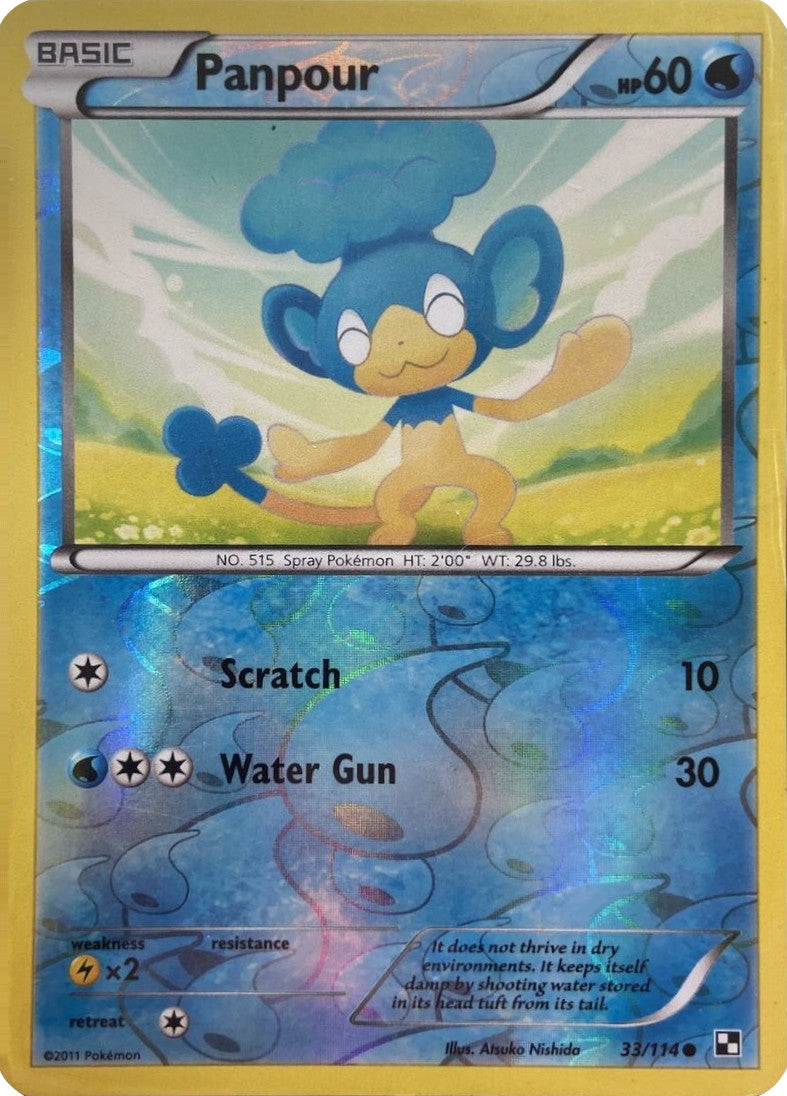 Panpour (33/114) (Energy Holo) [Black & White: Base Set] - Comfy Hobbies