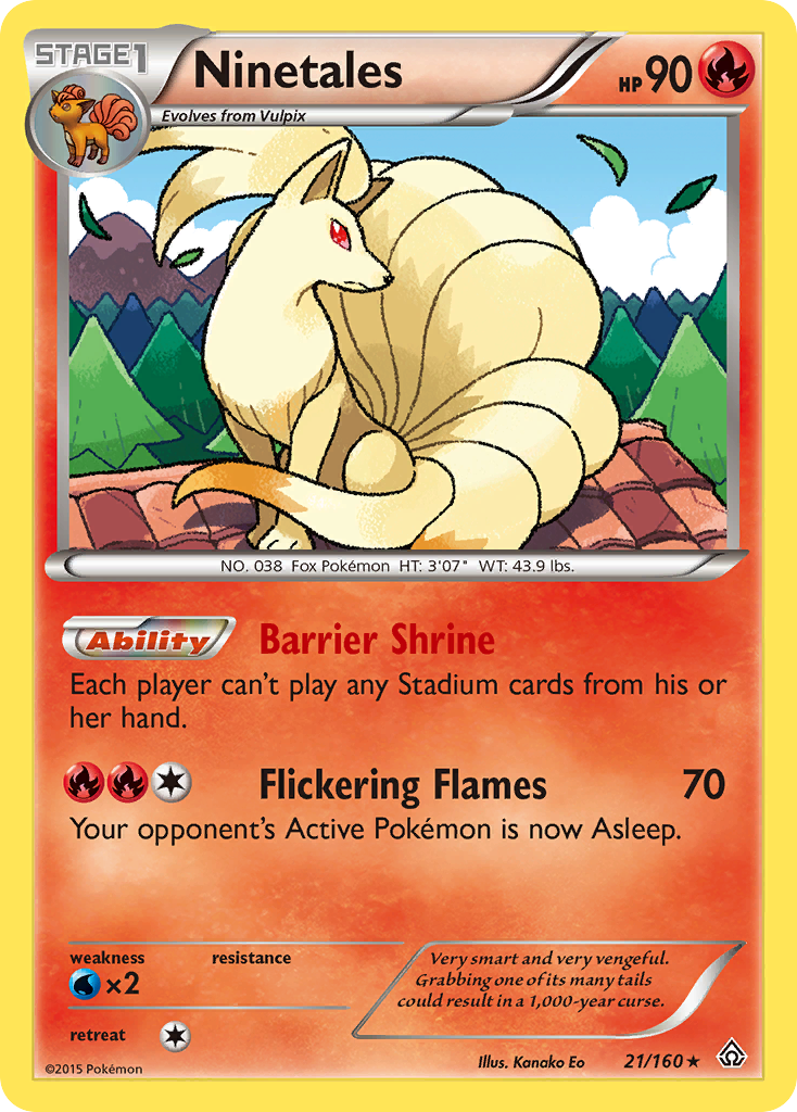 Ninetales (21/160) [XY: Primal Clash] - Comfy Hobbies