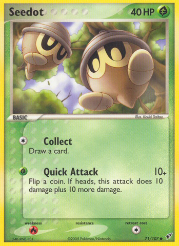 Seedot (71/107) [EX: Deoxys] - Comfy Hobbies