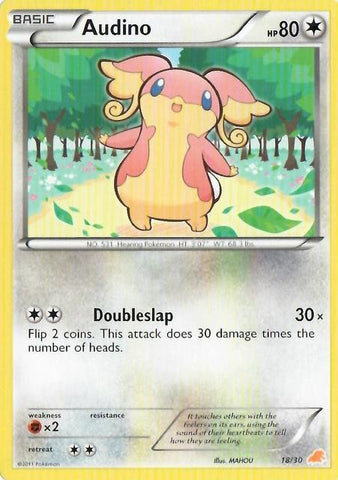Audino (18/30) [Black & White: Trainer Kit - Excadrill] - Comfy Hobbies