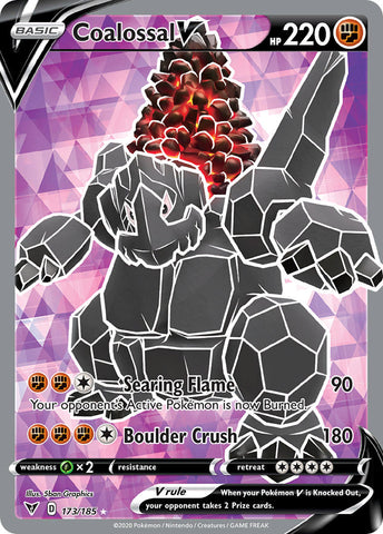 Coalossal V (173/185) [Sword & Shield: Vivid Voltage] - Comfy Hobbies