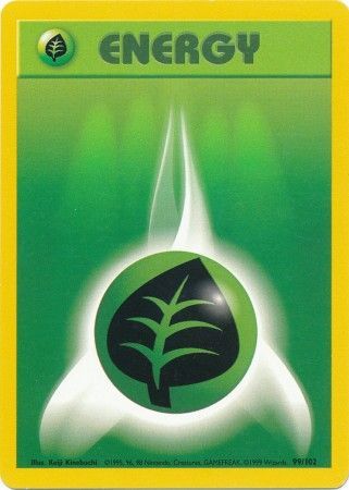 Grass Energy (99/102) [Base Set Unlimited] - Comfy Hobbies