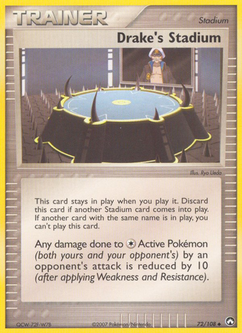 Drake's Stadium (72/108) [EX: Power Keepers] - Comfy Hobbies
