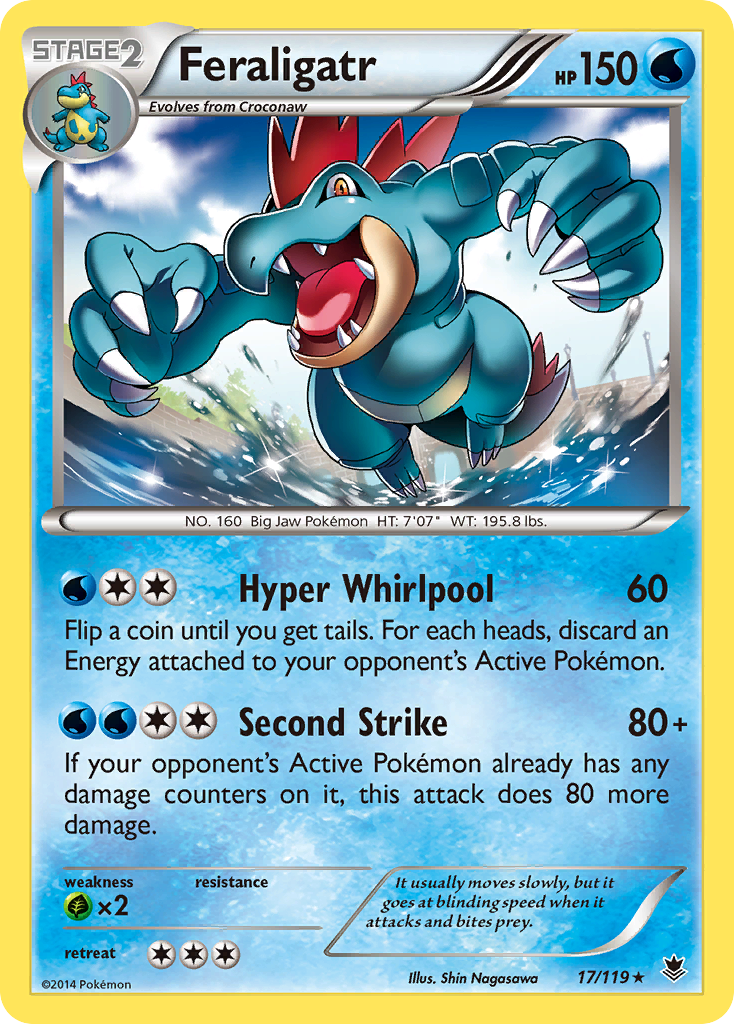 Feraligatr (17/119) [XY: Phantom Forces] - Comfy Hobbies