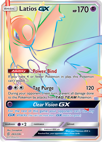 Latios GX (243/236) [Sun & Moon: Unified Minds] - Comfy Hobbies