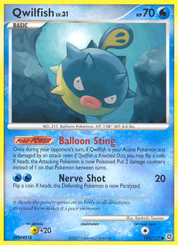 Qwilfish (101/132) [Diamond & Pearl: Secret Wonders] - Comfy Hobbies