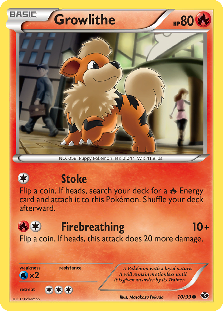 Growlithe (10/99) [Black & White: Next Destinies] - Comfy Hobbies