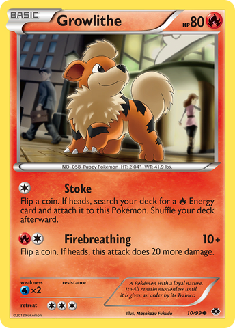 Growlithe (10/99) [Black & White: Next Destinies] - Comfy Hobbies
