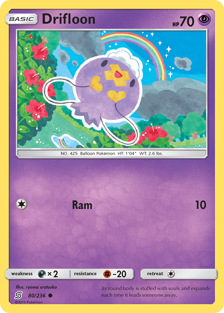 Drifloon (80/236) [Sun & Moon: Unified Minds] - Comfy Hobbies