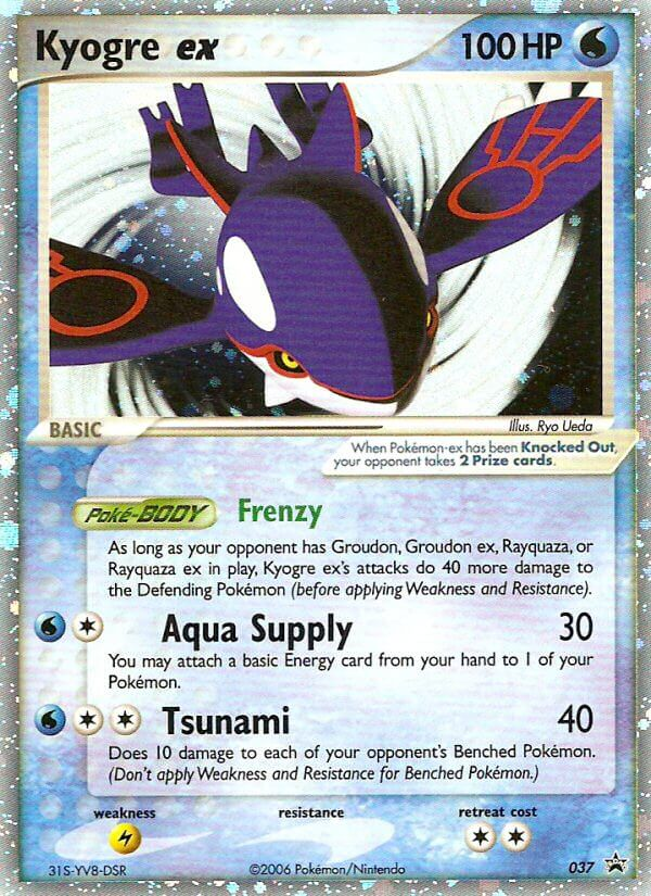 Kyogre ex (037) [Nintendo: Black Star Promos] - Comfy Hobbies
